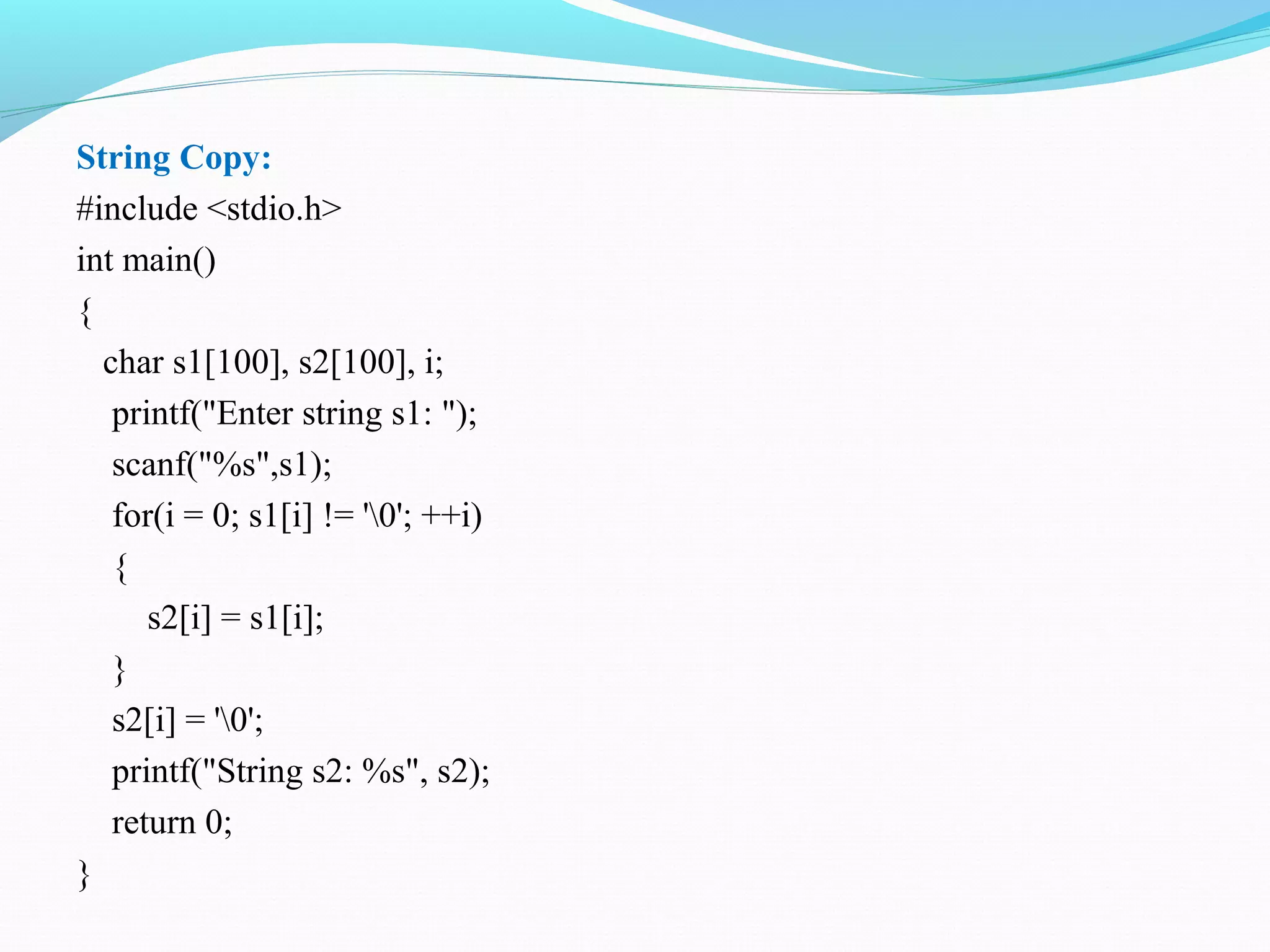 Strings | PPT