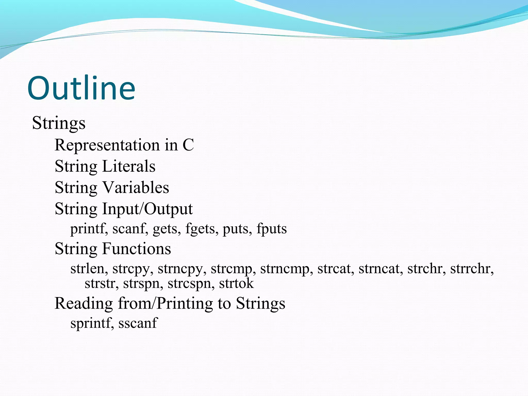 Strings | PPT