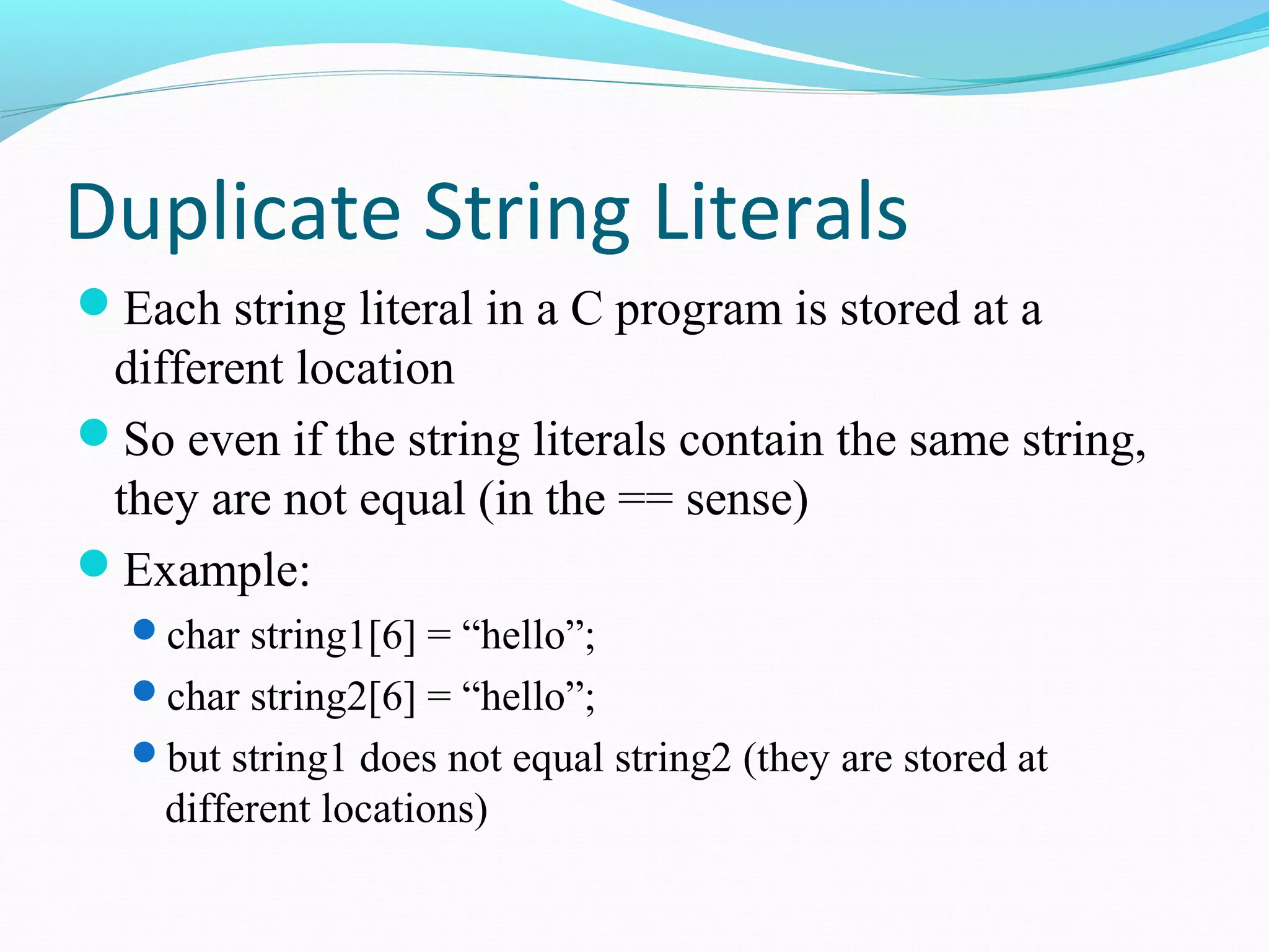 Strings | PPT