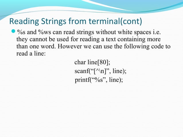 Strings | PPT