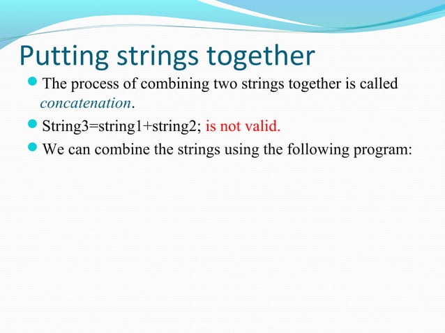 Strings | PPT