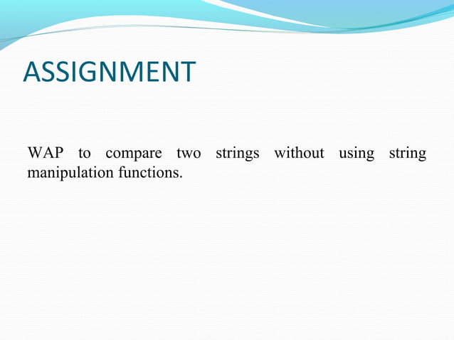 Strings | PPT