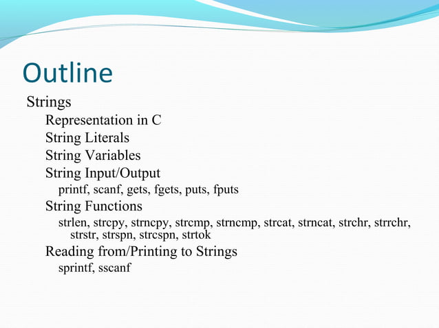 Strings | PPT