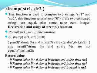 Strings | PPT