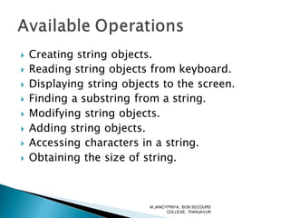 Strings | PDF