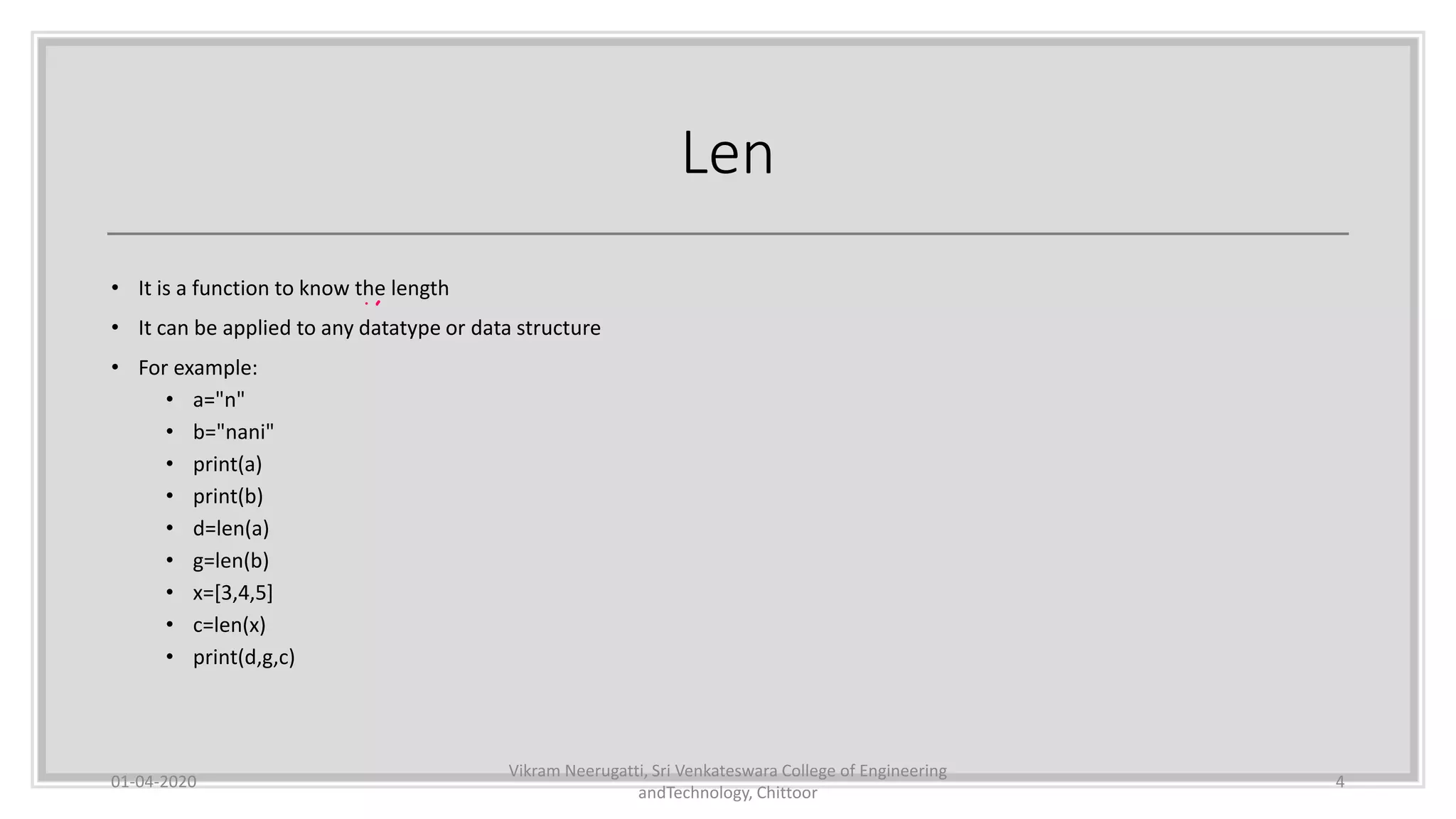 Strings in Python | PPT