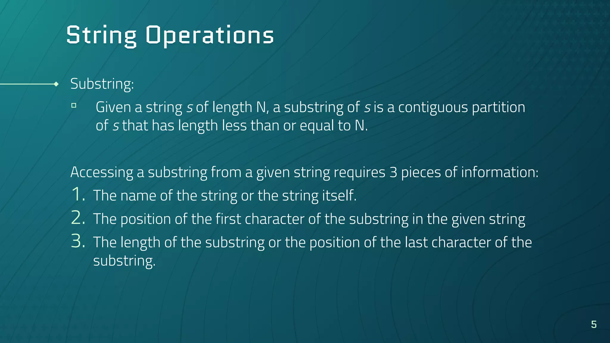 Strings | PPT