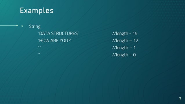 Strings | PPTX