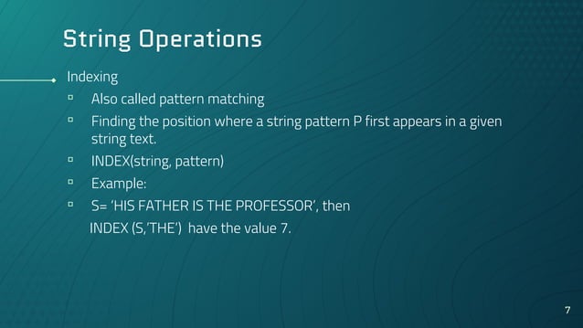 Strings | PPT