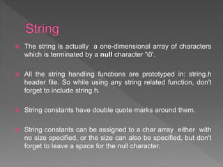Strings | PPTX