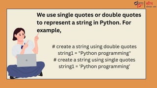 Strings in Python For codemonkey training | PPT
