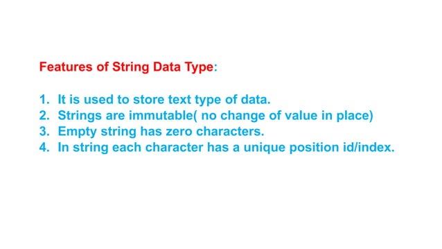 string manipulation in python ppt for grade 11 cbse | PPT