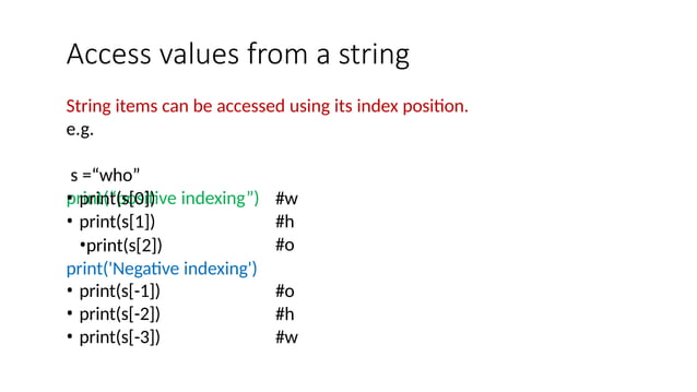 string manipulation in python ppt for grade 11 cbse | PPT