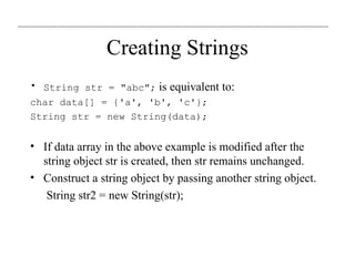 Strings power point in detail with examples | PPT