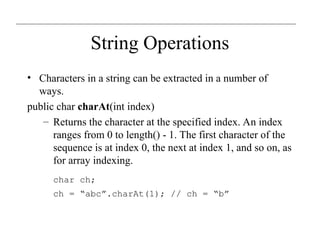 Strings power point in detail with examples | PPT