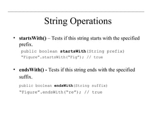 Strings power point in detail with examples | PPT