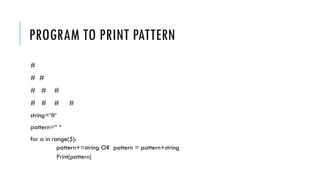 Comprehensive Python Strings Tutorial for Class XI Students | PPTX