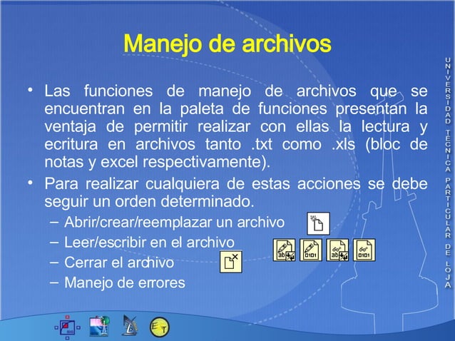 Strings Y Archivos En Lab View | PPT
