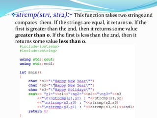Strings and pointers | PPT