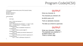 Strings in c++ | PPTX