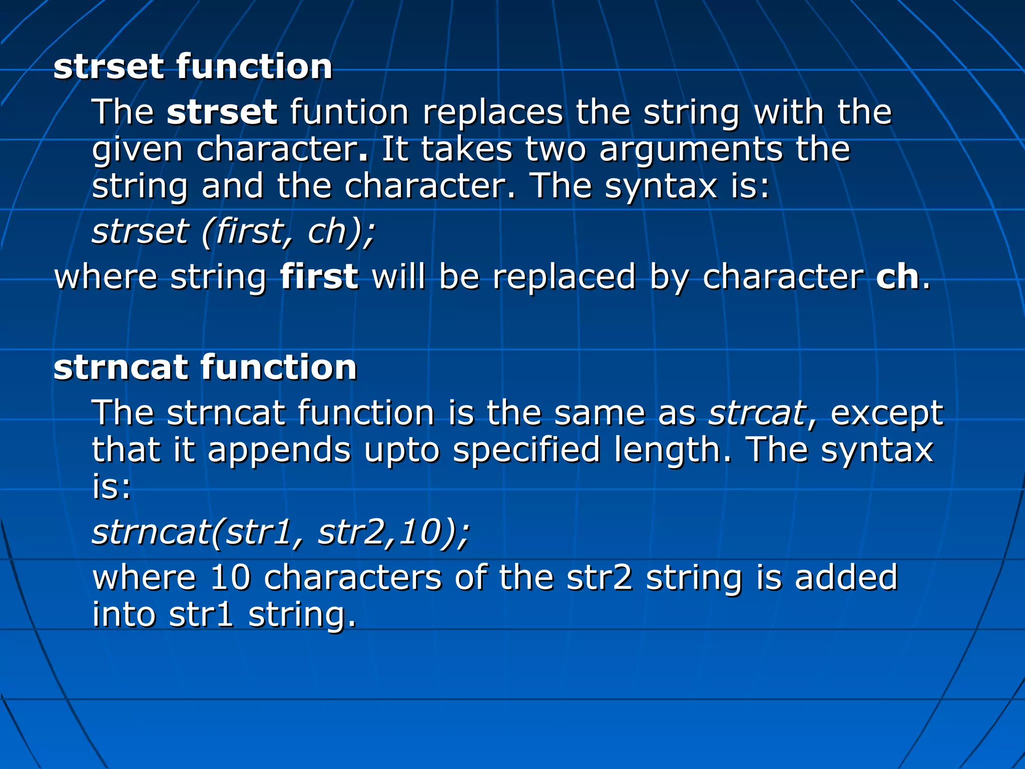 Strings in c | PPT