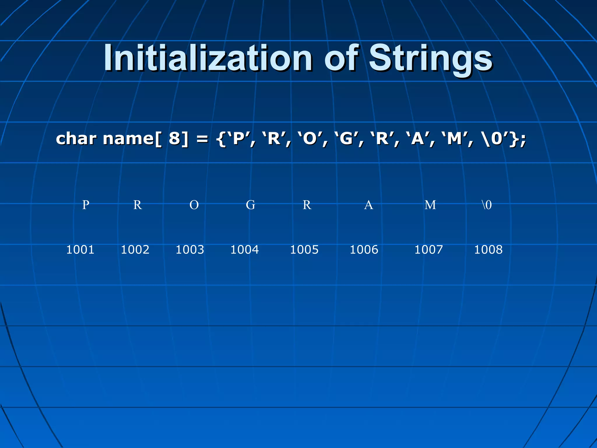 Strings in c | PPT