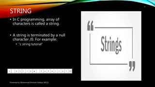 C programming Tutorial Session 4 | PPT
