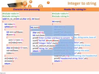 SPL 13 | Character Array(String) in C | PDF
