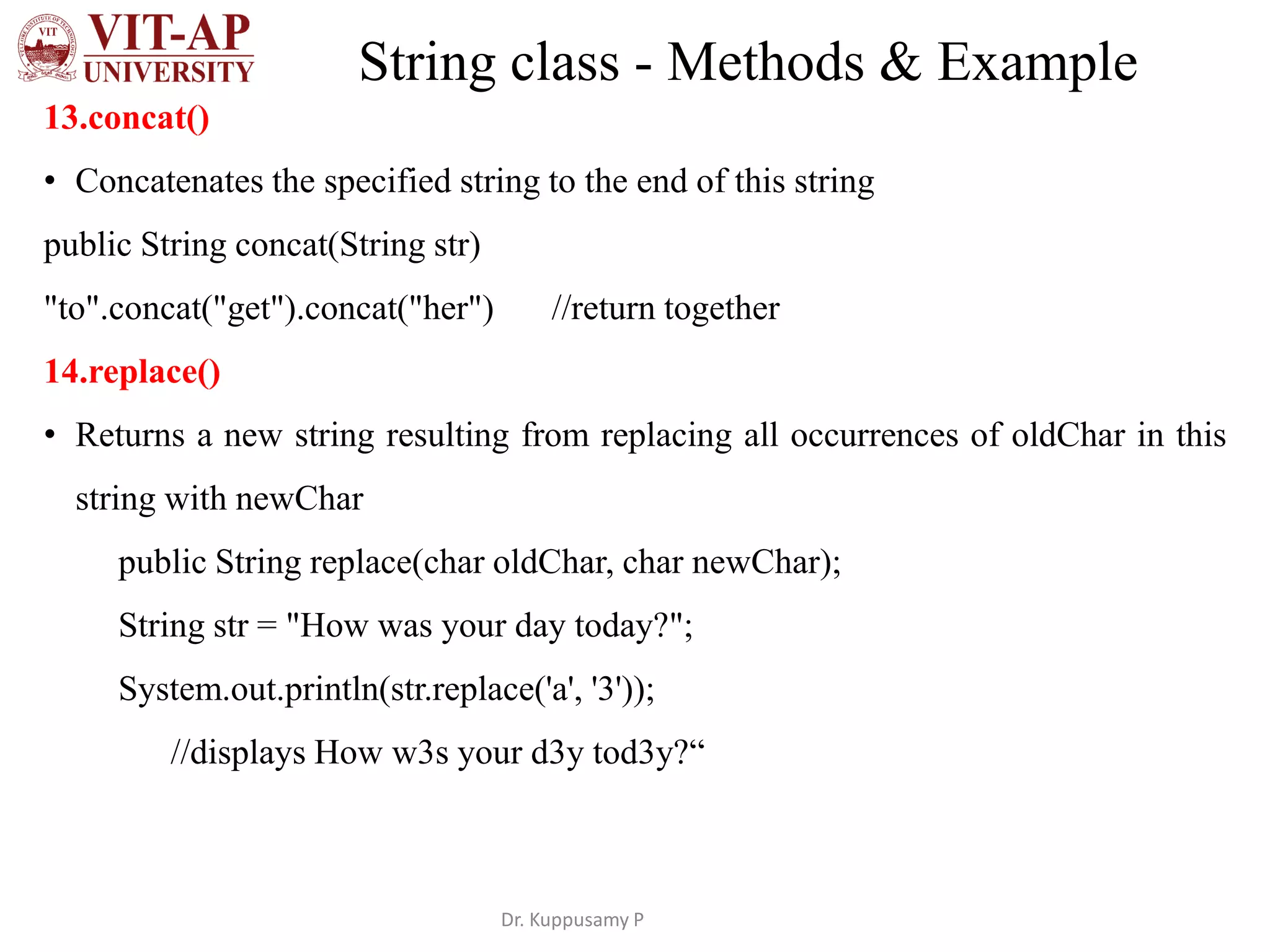 Strings in java | PDF