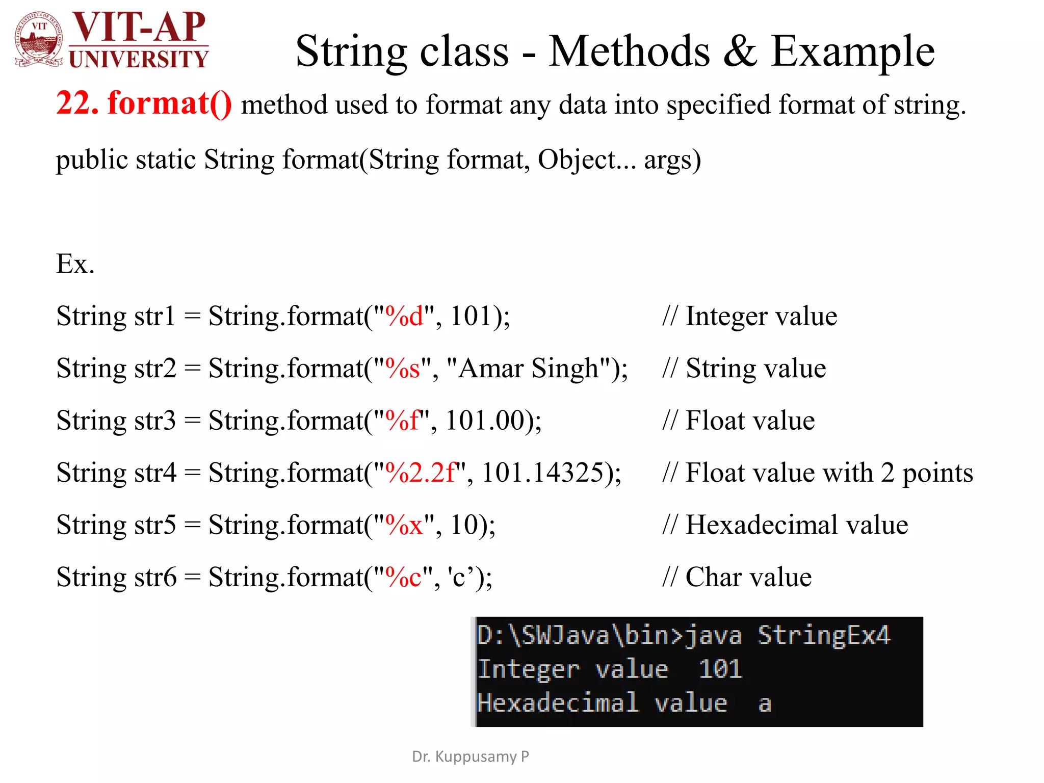 Strings in java | PPT