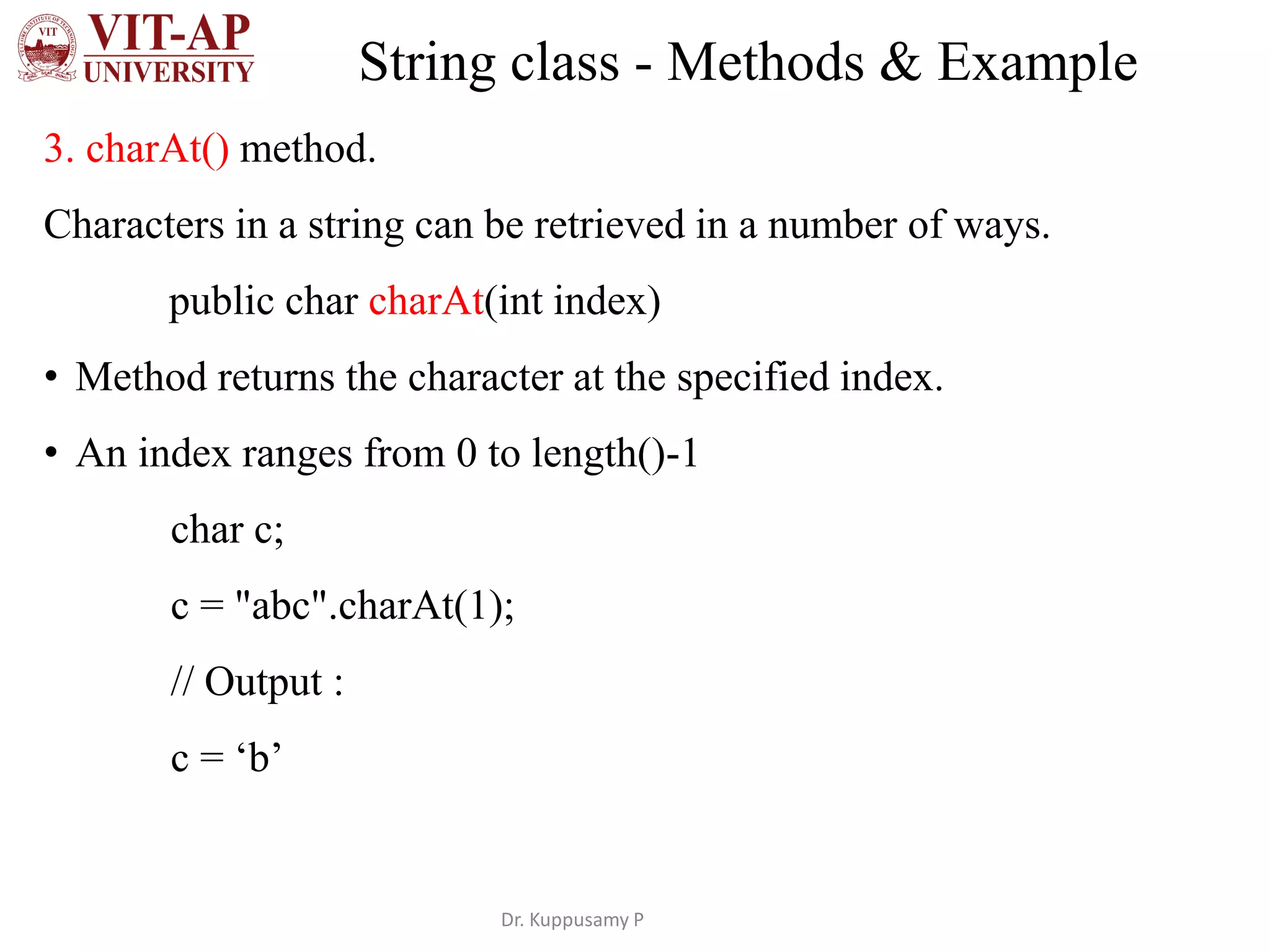 Strings in java | PDF