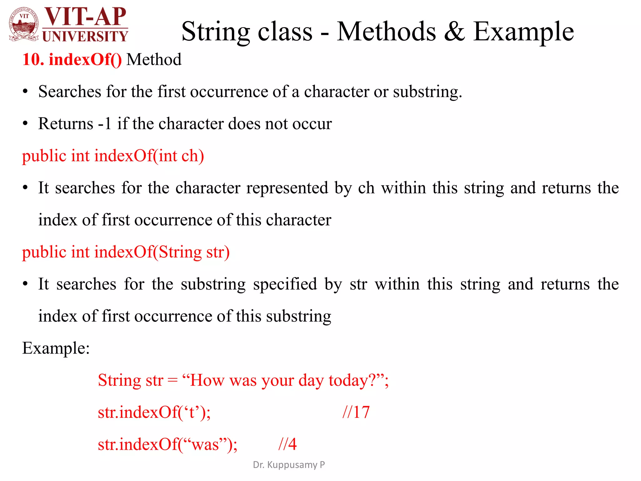 Strings in java | PDF