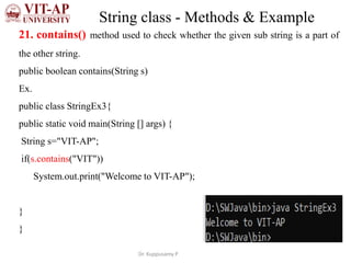 Strings in java | PDF