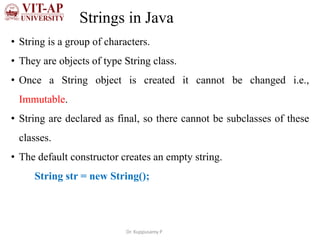 Strings in java | PDF