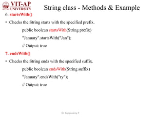 Strings in java | PPT