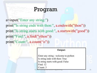 Strings in python | PDF