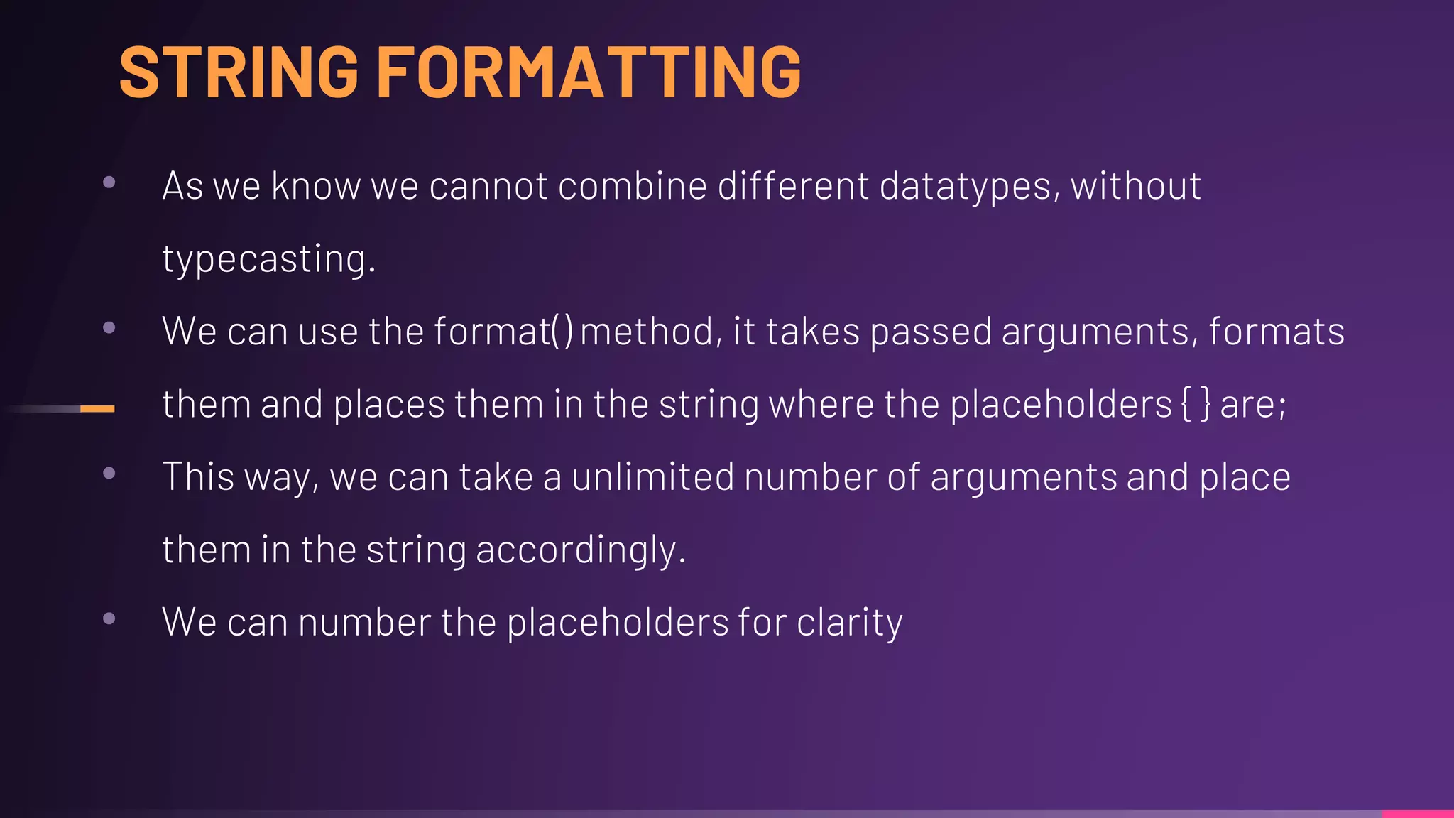 STRINGS IN PYTHON | PPTX