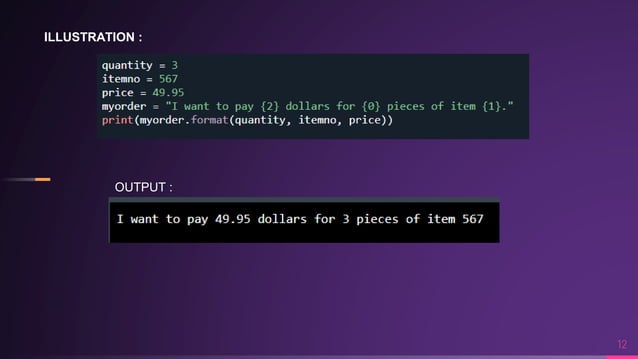 STRINGS IN PYTHON | PPTX