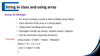 Strings_oops for object oriented programming.pptx