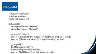 Strings_oops for object oriented programming.pptx