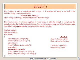 Strings part2 | PPT