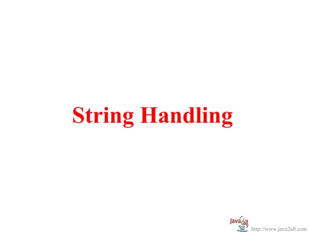 String and string buffer | PPS