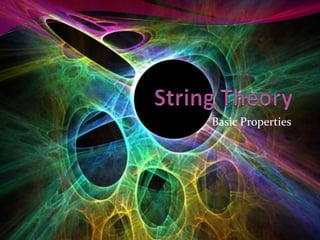 String Theory Basic Properties 