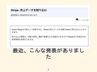 最近、こんな発表がありまし
た
5
 