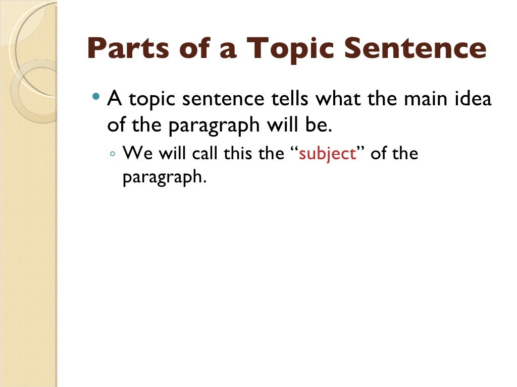 topic-sentences