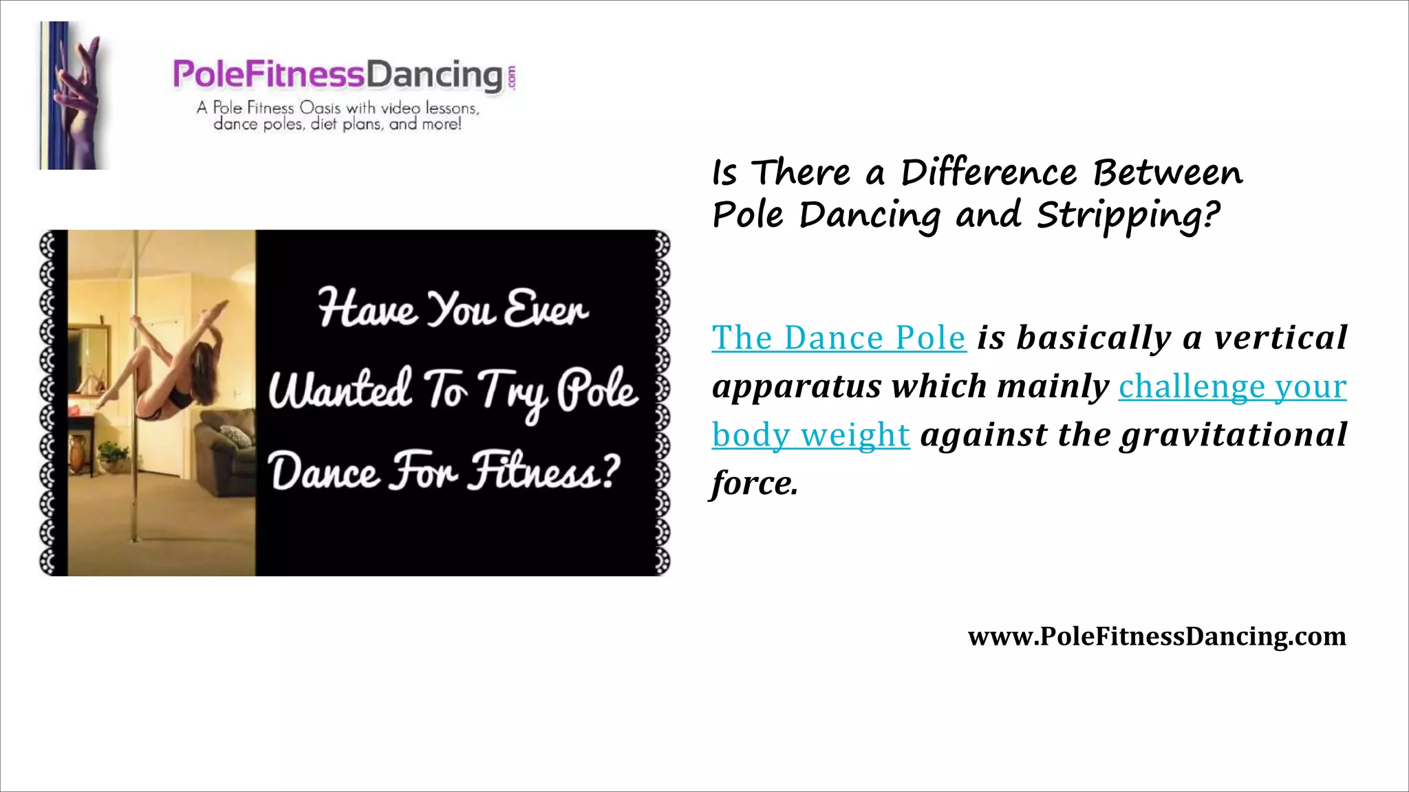 Stripper or Fitness How to Explain Dancing Pole to Your Kids?