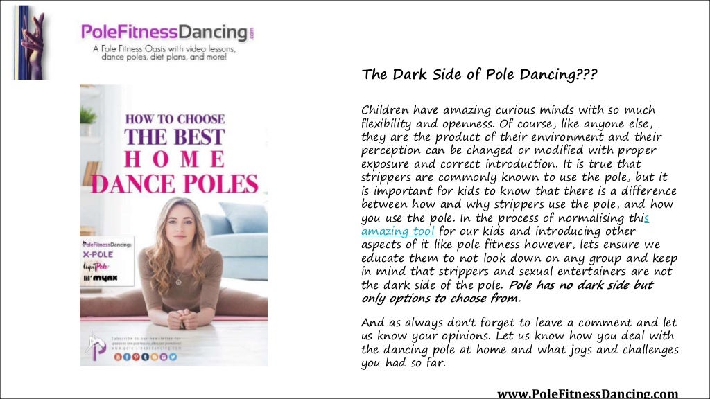 Stripper or Fitness How to Explain Dancing Pole to Your Kids?
