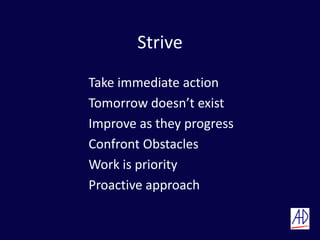 Striving for success | PDF