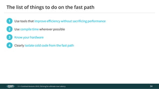 Striving for ultimate Low Latency | PDF