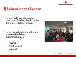 Lebenslanges Lernen und freiwilliges Engagement im Gemeinwesen:Gesundheitsförderung mit und für ältere Menschen